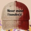 Never Mind I Handled It Bloody Halloween Hat