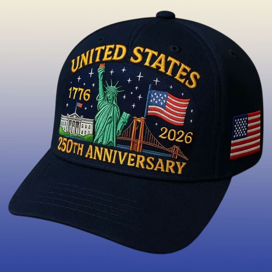 Patriots United States 1776 2026 250th Anniversary Hat Patriots United States 1776 2026 250th Anniversary Hat