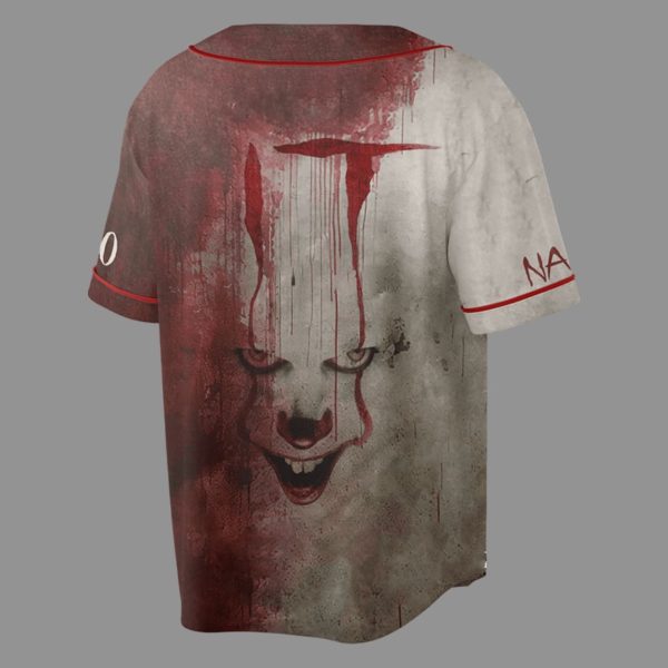 Pennywise Bloody Halloween Baseball Jersey