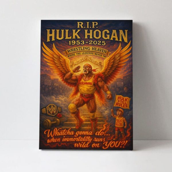 Rip Hulk Hogan 1953 2025 Wrestling Heaven Poster