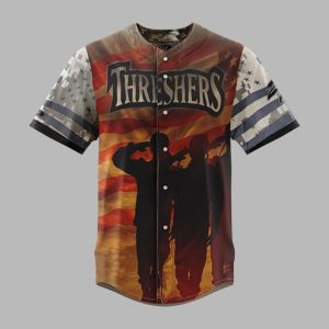2025 Clearwater Threshers Veterans Military Appreciation Night Jersey