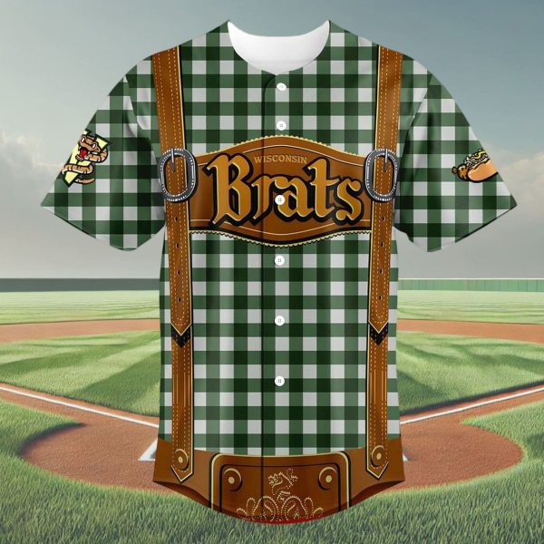 Wisconsin Timber Rattlers Bratoberfest Brats Jersey 2025
