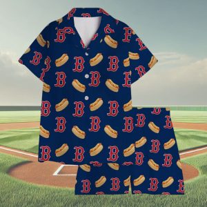 2025 Red Sox Hot Dog Pajamas Set