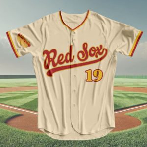 Red Sox 2025 Hot Dog Themed Jersey