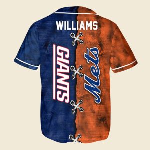 New York Giants Mets Classic Baseball Jersey