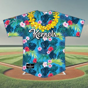 2025 Cedar Rapids Kernels Margaritaville Night Hawaiian Jersey Giveaway