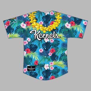 2025 Cedar Rapids Kernels Margaritaville Night Hawaiian Jersey Giveaway