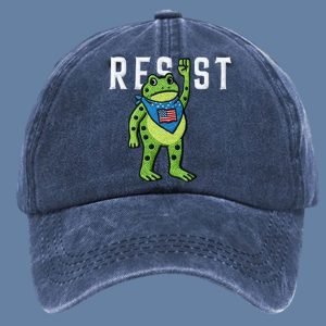 Portland Frog Resist Print Hat 2 Portland Frog Resist Print Hat