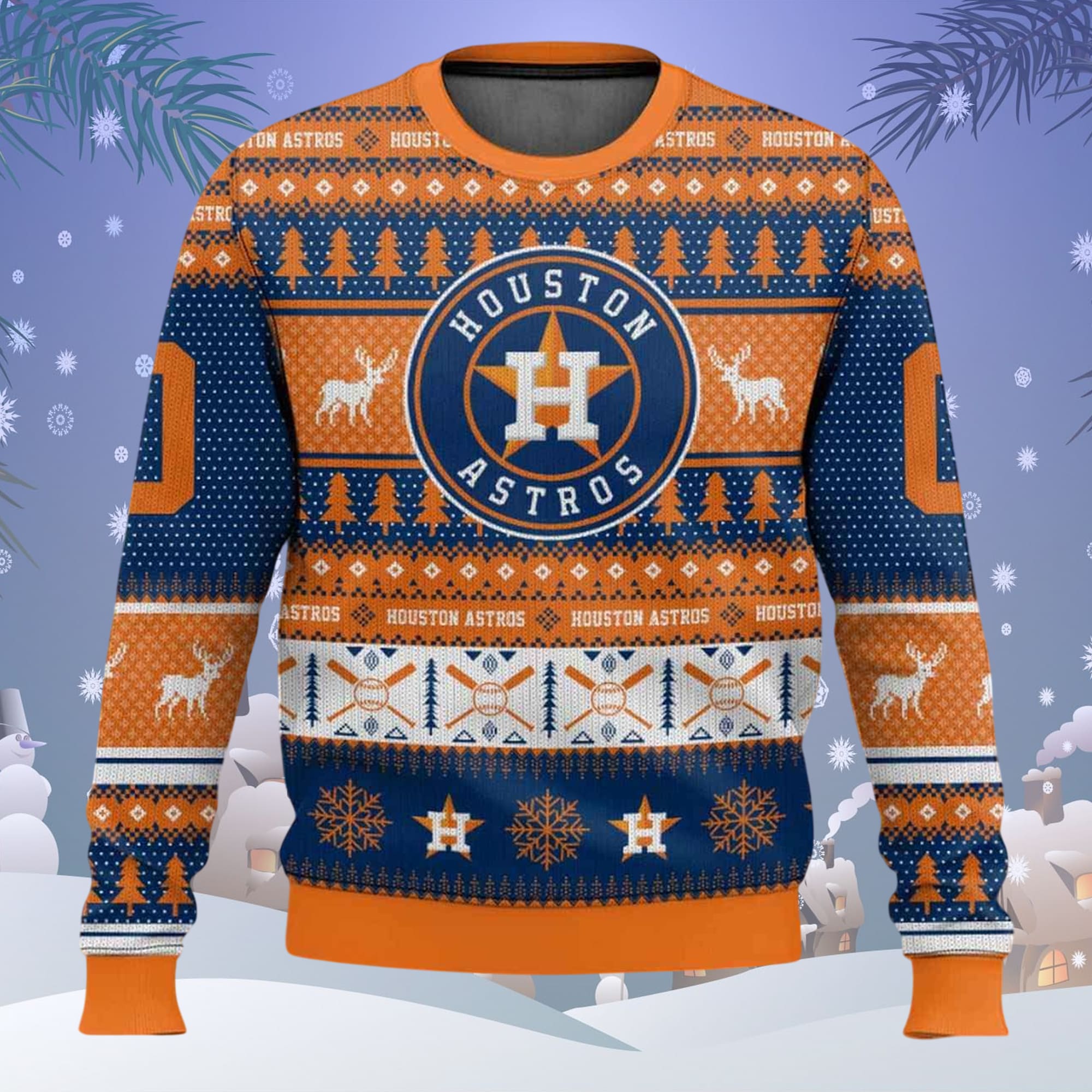 Astros Baseball 2025 Personalized Ugly Christmas Sweater Astros Baseball 2025 Personalized Ugly Christmas Sweater