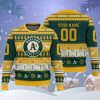 Athletics Baseball 2025 Personalized Ugly Christmas Sweater