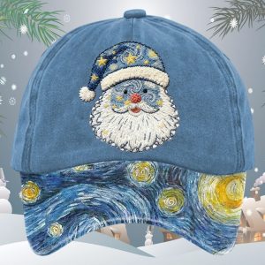 Santa Claus Printed Casual Unisex Hat