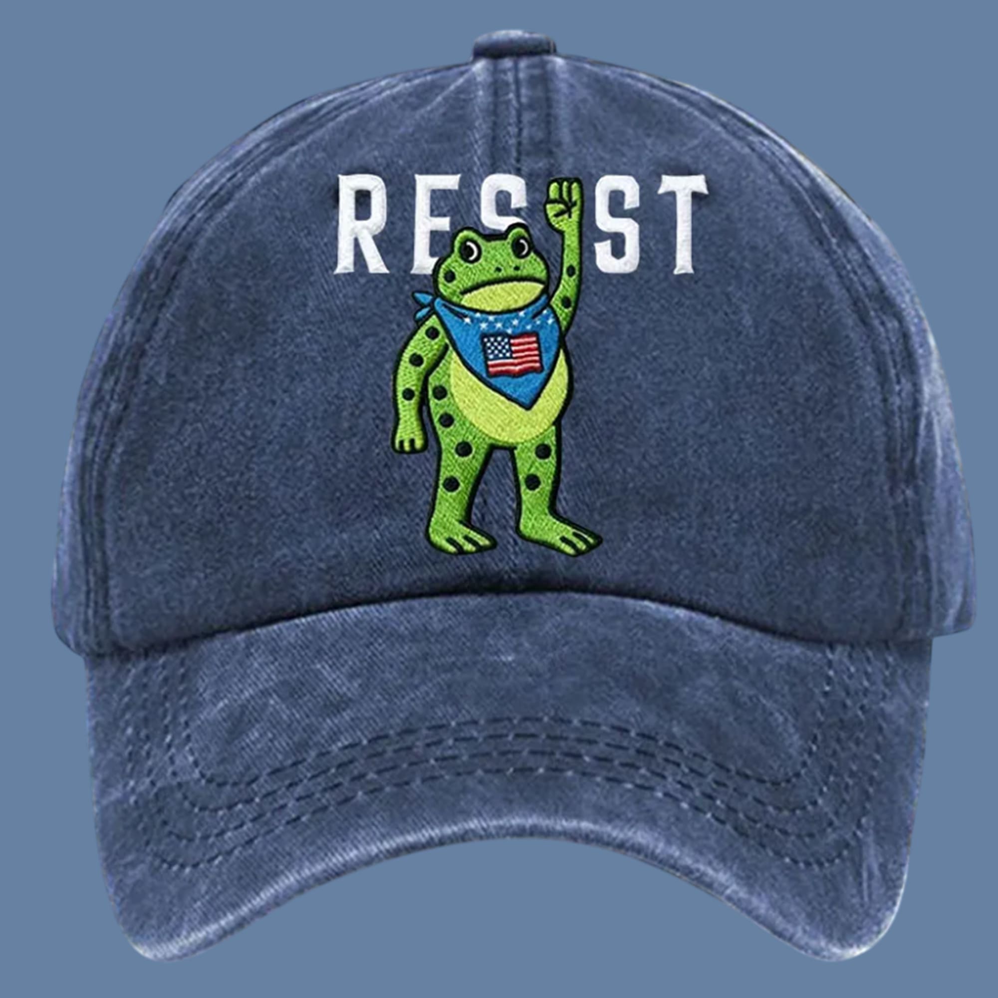 Portland Frog Resist Print Hat Portland Frog Resist Print Hat