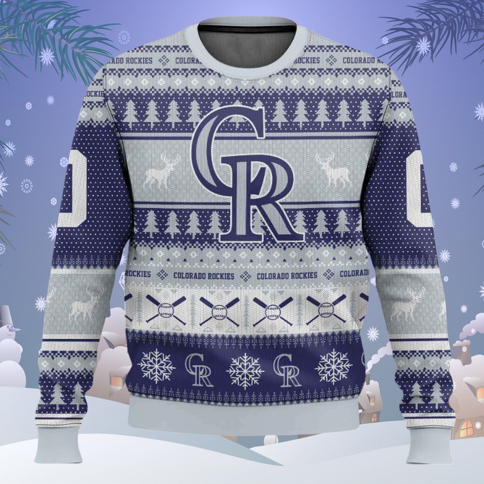 Rockies Baseball 2025 Personalized Ugly Christmas Sweater Rockies Baseball 2025 Personalized Ugly Christmas Sweater