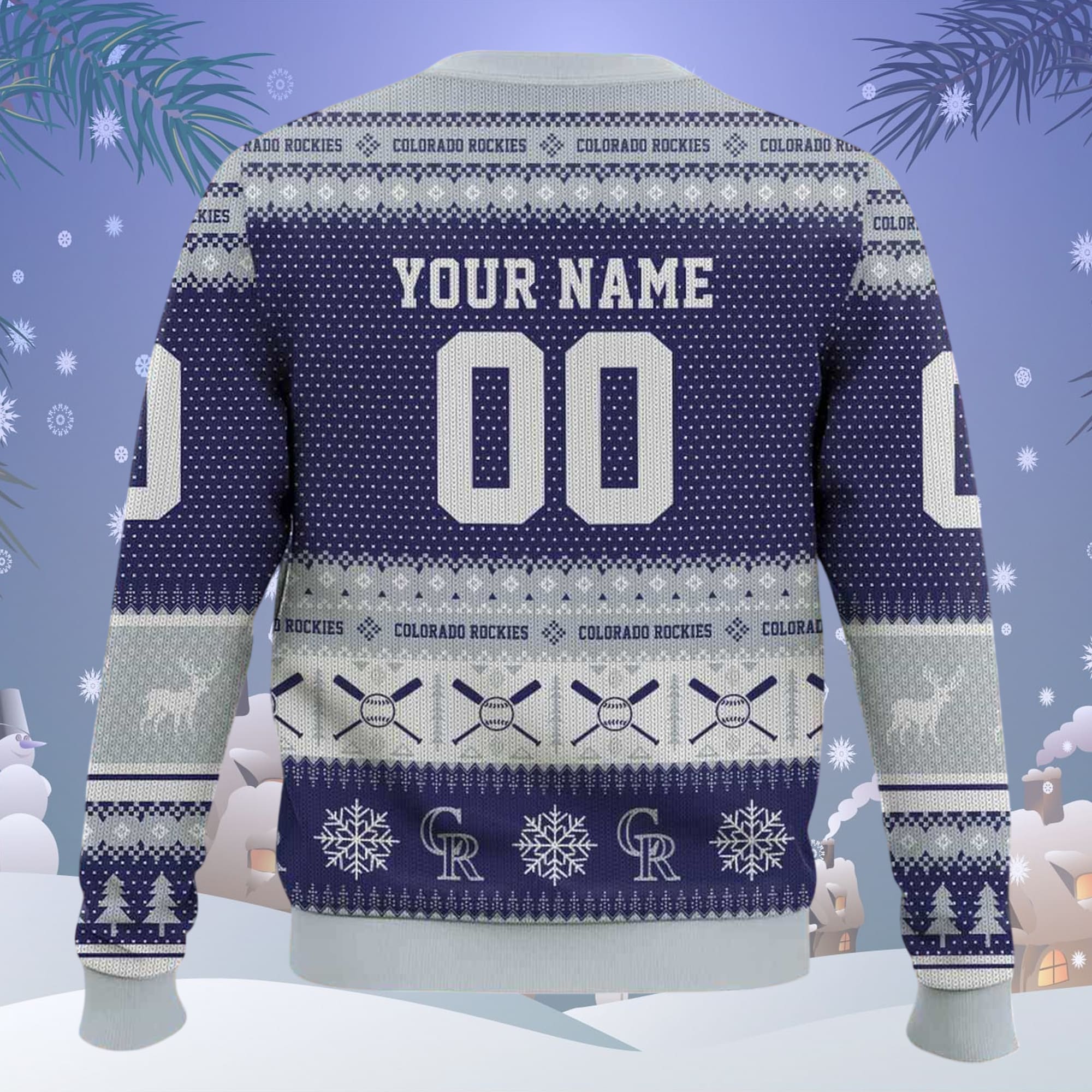 Rockies Baseball 2025 Personalized Ugly Christmas Sweater Rockies Baseball 2025 Personalized Ugly Christmas Sweater