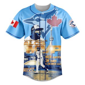 2025 ALCS MVP Vladimir Guerrero Jr Blue Jays Jersey