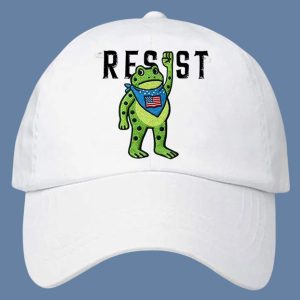 Portland Frog Resist Print Hat 1 Portland Frog Resist Print Hat